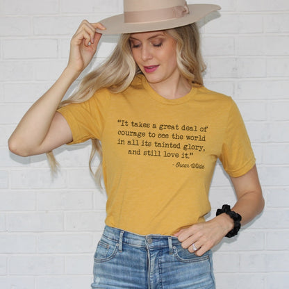 Oscar Wilde Courage Quote