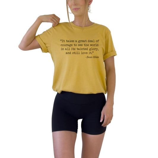 Oscar Wilde Courage Quote